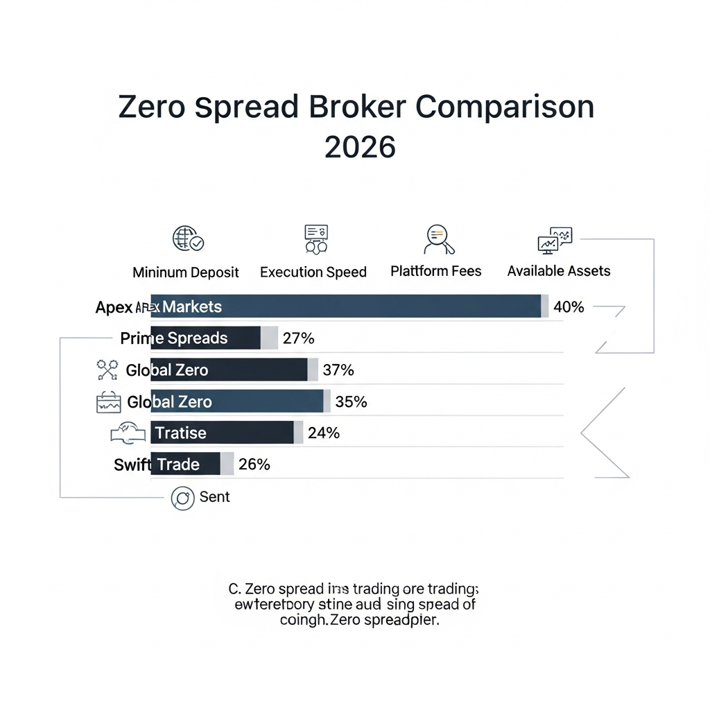 zero spread brokers 2026 comparison