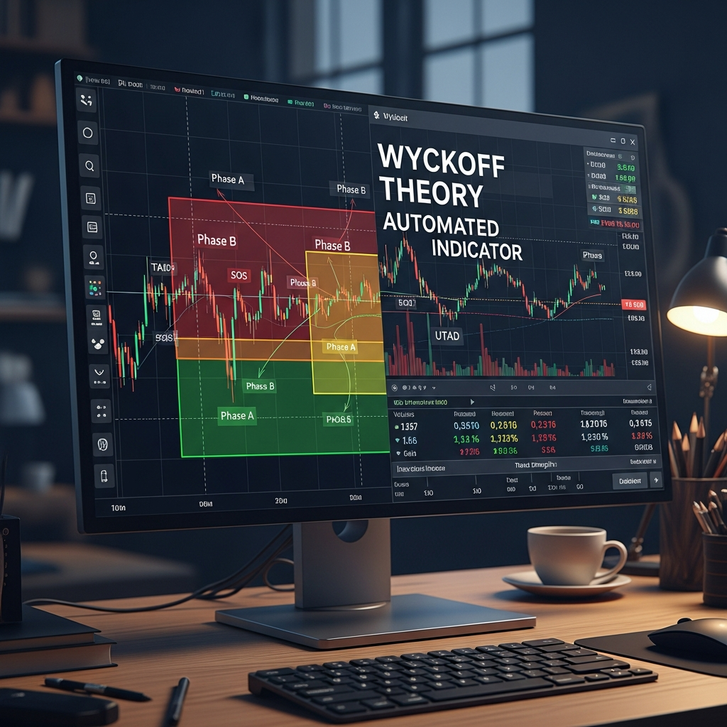 Wyckoff theory automated marking indicator